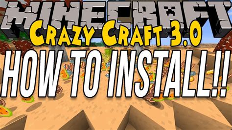 how to install crazy craft